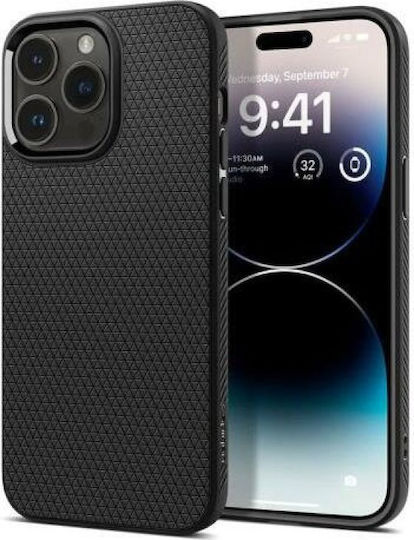 Spigen Liquid Air Back Cover Σιλικόνης Μαύρο (iPhone 15 Pro)