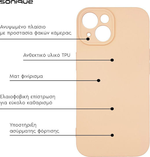 Sonique Liquid Back Cover Σιλικόνης Ροζ (iPhone X / Xs)