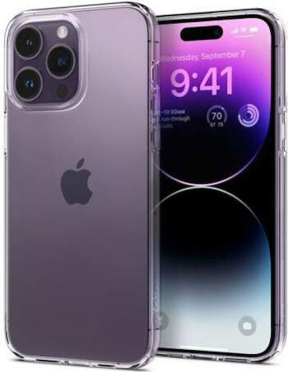 Spigen Liquid Crystal Back Cover Σιλικόνης Διάφανο (iPhone 15 Pro)