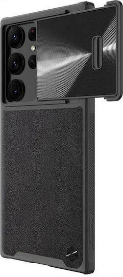Nillkin Camshield Leather S Back Cover Δερματίνης / Πλαστικό Μαύρο (Galaxy S23 Ultra)