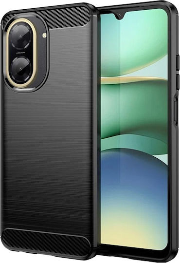 Techsuit Carbon Stoßstange Silikon / Kunststoff Schwarz (Redmi A5)