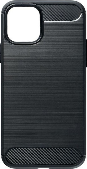 Forcell Carbon Back Cover Σιλικόνης Μαύρο (Realme 8/8 Pro)
