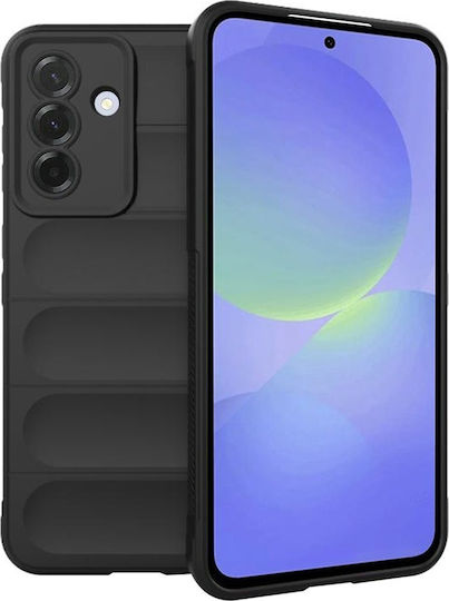 Techsuit Magic Umschlag Rückseite Silikon Schwarz (Samsung Galaxy A36 5G, Samsung Galaxy A56 5G)