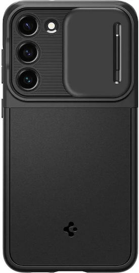 Spigen Optik Armor Back Cover Plastic 2mm Black (Galaxy S23)