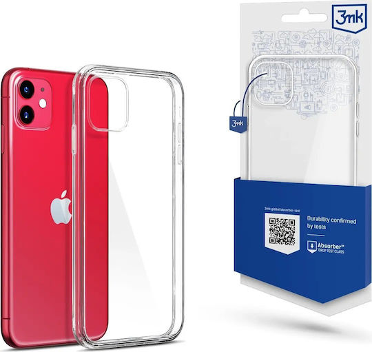 3MK Clear Back Cover Σιλικόνης 1.2mm Διάφανο (iPhone 11)