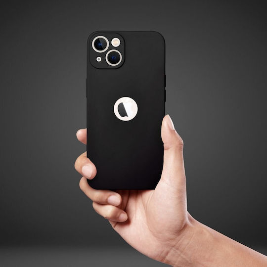 Forcell Soft Umschlag Rückseite Silikon 2mm Schwarz (iPhone 8/7)