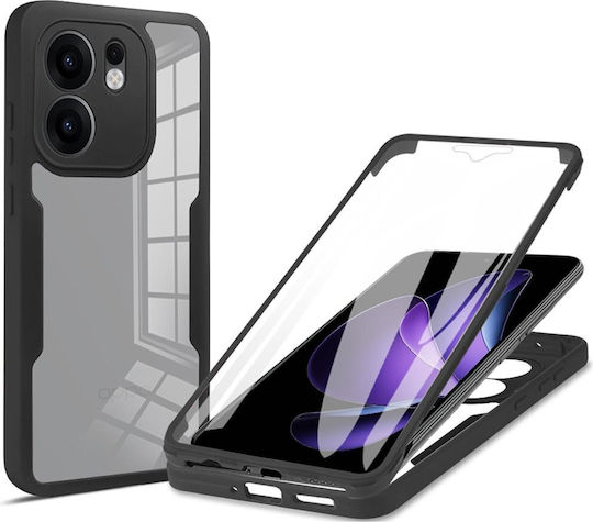 Techsuit ColorVerse 360 Full Cover Silicone Black (Oppo Reno13 F 4G Reno13 F 5G Reno13 FS 5G)