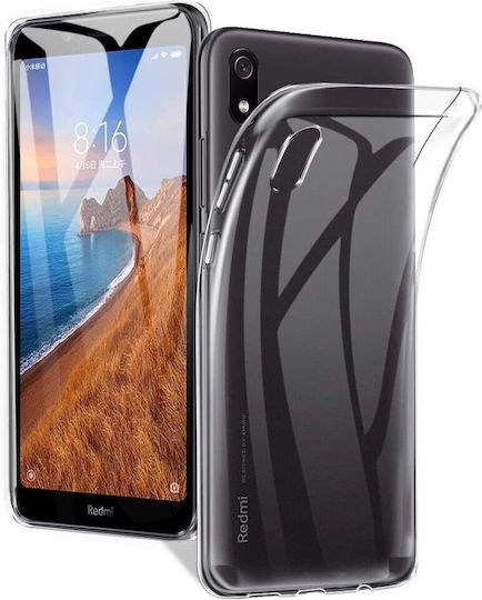 Hurtel Back Cover Σιλικόνης 0.5mm Διάφανο (Redmi 7A)