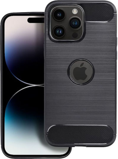 Hurtel Carbon Armor Silicone Black Back Cover (iPhone 8/7 Plus)