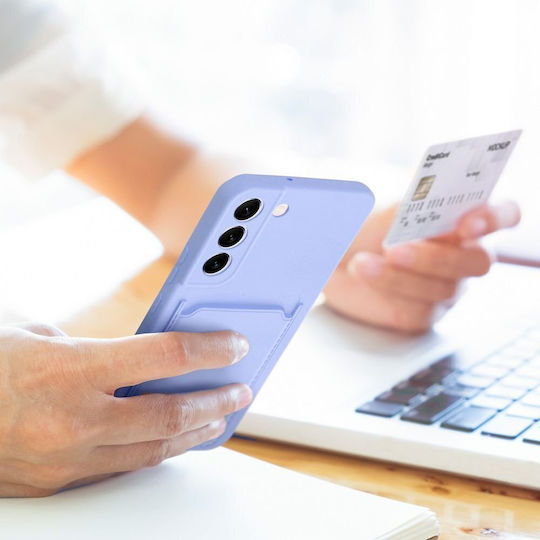 Samsung Umschlag Rückseite Silikon Lila (SAMSUNG A05S)