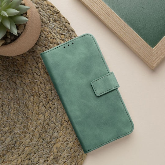 Book Synthetic Leather Green (Samsung A55 5G)