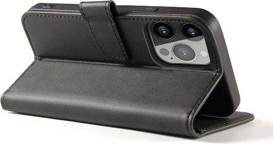 Hurtel Magnet Book Piele artificială Negru (Galaxy S23 Ultra)