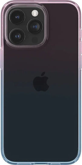 Spigen Liquid Crystal Back Cover Silicon Gradație roz (iPhone 15 Pro)