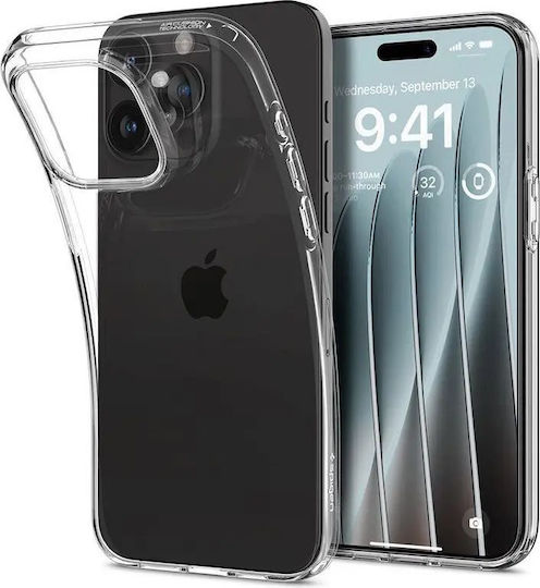 Spigen Crystal Flex Crystal Back Cover Σιλικόνης Διάφανο (iPhone 15 Pro Max)