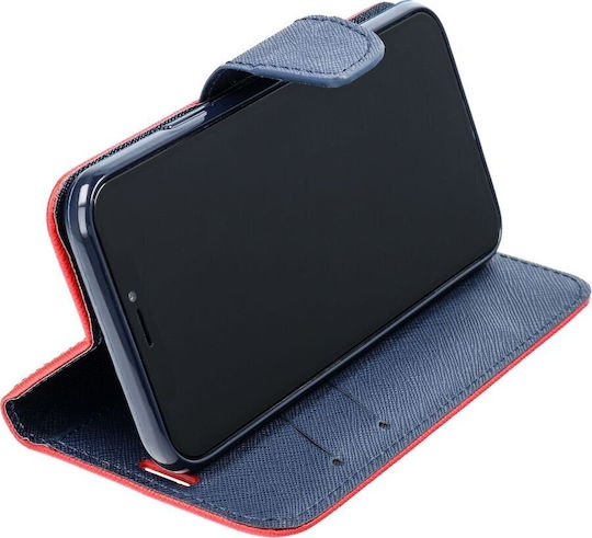 Fancy Wallet Δερμάτινο Κόκκινο (Realme C55)