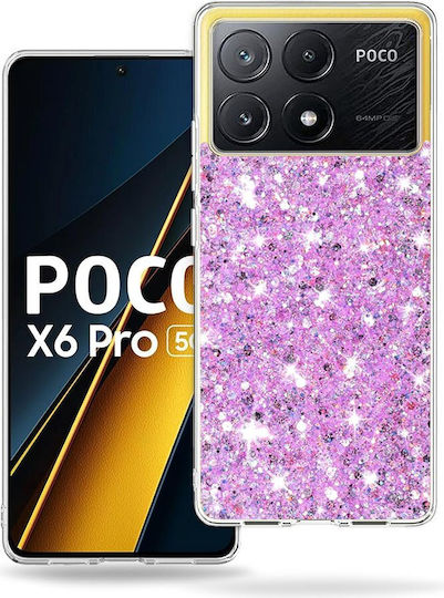 Techsuit Back Cover Σιλικόνης Μωβ (Poco X6 Pro)