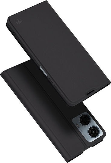 Techsuit Книга Силикон Черен (Захранване на Motorola Moto G24)