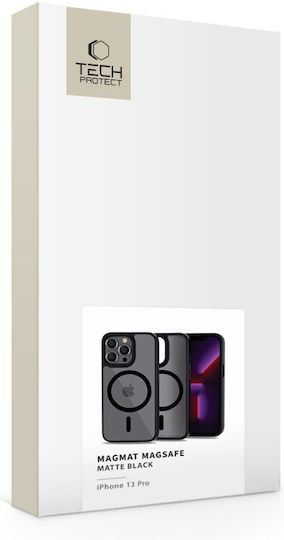 Tech-Protect Magmat MagSafe Back Cover Πλαστικό / Σιλικόνης 2mm Matte Black (iPhone 13 Pro)