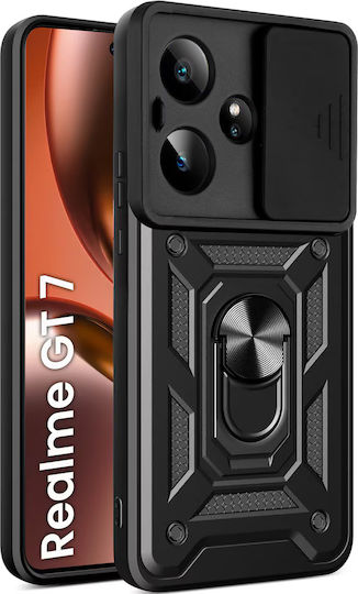 Techsuit Camshield Series Back Cover Σιλικόνης / Πλαστικό Μαύρο (Realme GT 7)