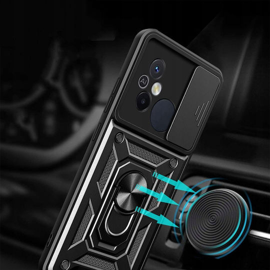 Tech-Protect Camshield Pro Back Cover Plastic Black (Redmi 12C)