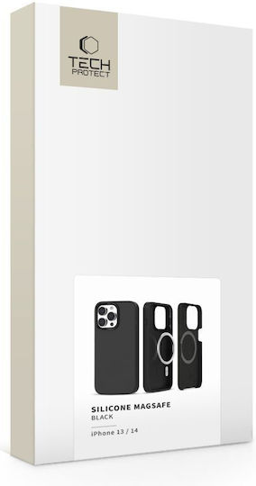Tech-Protect Back Cover Σιλικόνης Μαύρο (iPhone 13)