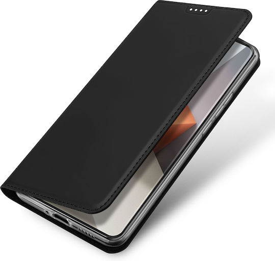 Dux Ducis Skin Pro Buchen Sie Synthetisches Leder / Silikon / Kunststoff Schwarz (Redmi Note 13 Pro+)