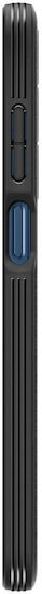 Spigen Essential Sandblast Umschlag Rückseite Silikon Schwarz (Galaxy M35)
