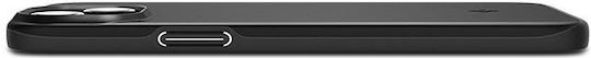 Spigen Thin Fit Back Cover Plastic / Silicone 1.55mm Black (iPhone 15 Plus)