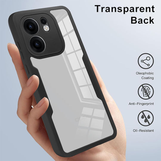 Techsuit ColorVerse 360 Full Cover Silicone Blue Mobile Phone Case Compatible With Oppo Reno13 F 4G Oppo Reno13 F 5G Oppo Reno13 FS 5G