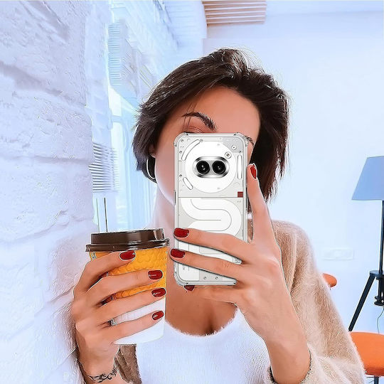 Techsuit Umschlag Rückseite Silikon Transparent (Nothing Phone (3a) Pro)
