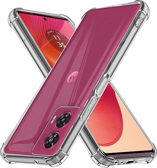 Techsuit Shockproof Clear Umschlag Rückseite Silikon Transparent (Motorola Edge 50 Fusion)