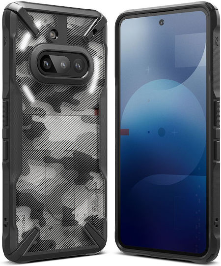 Ringke Fusion X Back Cover Silicone 2mm with Strap Black (Huawei P10 Lite / Honor 10)