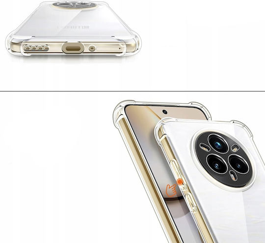 Techsuit Задна корица Силикон Прозрачен (Realme 14 Pro+)