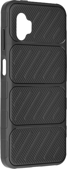 Techsuit Carbon Back Cover Silicone Black (Galaxy XCover7)