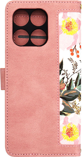 Techsuit Umschlag Rückseite Silikon Rosa (Motorola Edge 60, Edge 60 Fusion)