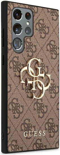 Guess Задна корица Пластмаса Кафяв (Galaxy S22 Ultra 5G)