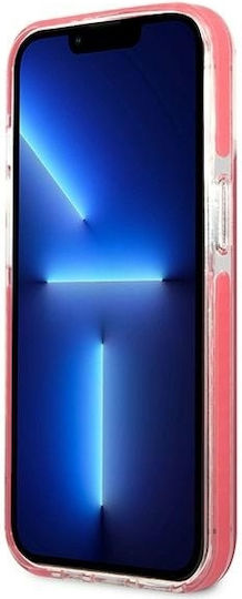Karl Lagerfeld Choupette Head Back Cover Plastic / Silicone Fuchsia (iPhone 13 Pro Max)
