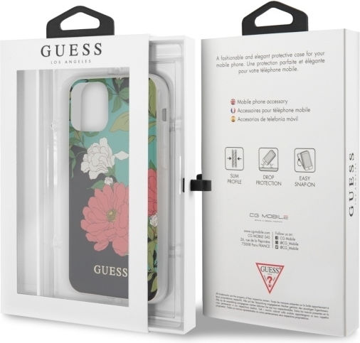 Guess Flower Shiny N.1 Cover Задна корица Пластмаса Многоцветен (iPhone 11 Pro)