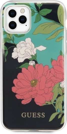 Guess Flower Shiny N.1 Cover Задна корица Пластмаса Многоцветен (iPhone 11 Pro)