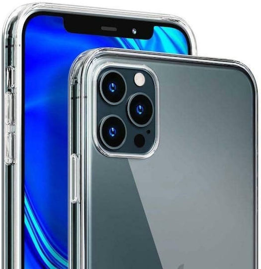 3MK Clear Задна корица Силикон 1.2мм Прозрачен (iPhone 12 Pro Max)