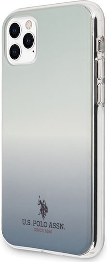 U.S. Polo Assn. Gradient Pattern Задна корица Силикон Син (iPhone 11 Pro)