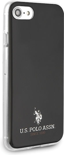 U.S. Polo Assn. Small Horse Back Cover Σιλικόνης Μαύρο (iPhone SE 2022/2020)