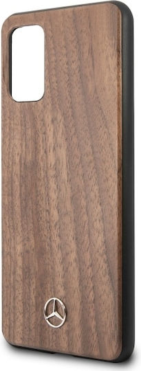 Mercedes-Benz Wood Cover Задна корица Дърво Кафяв (Galaxy S20+)