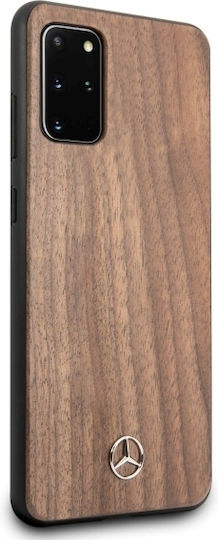 Mercedes-Benz Wood Cover Задна корица Дърво Кафяв (Galaxy S20+)