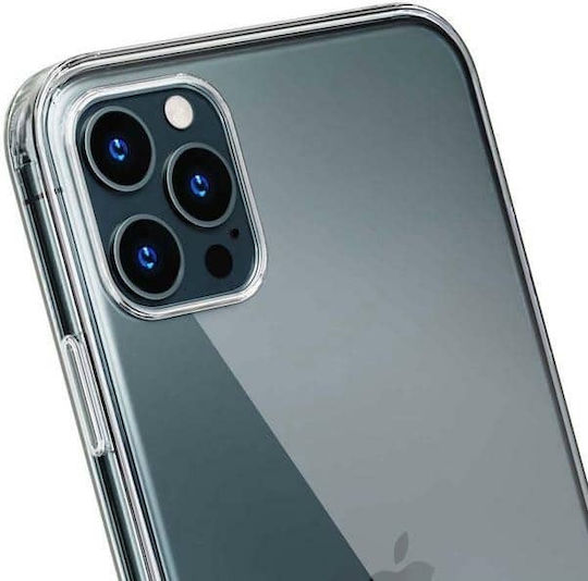 3MK Clear Задна корица Силикон 1.2мм Прозрачен (iPhone 12 Pro Max)