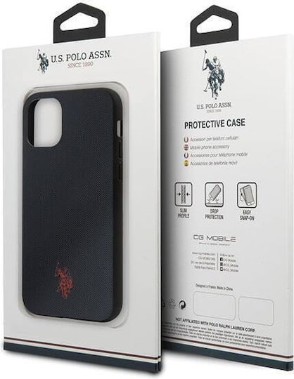 U.S. Polo Assn. Wrapped Задна корица Силикон Тъмносин (iPhone 11 Pro Max)