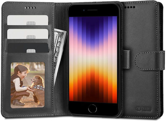 Tech-Protect Husa Wallet V2 Δερματίνης Μαύρο (iPhone SE 2022/2020)