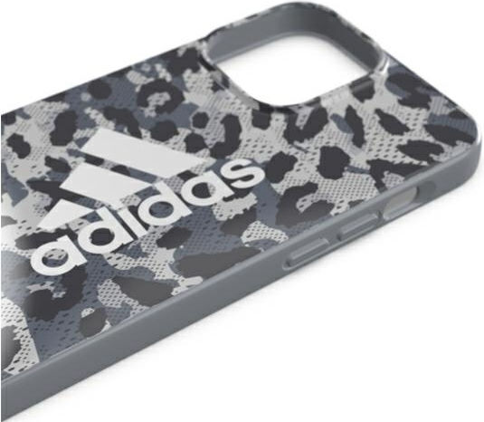adidas Adidas Or Snap Case Leopard Back Cover Silicone Leopard Gray (iPhone 13 Pro)
