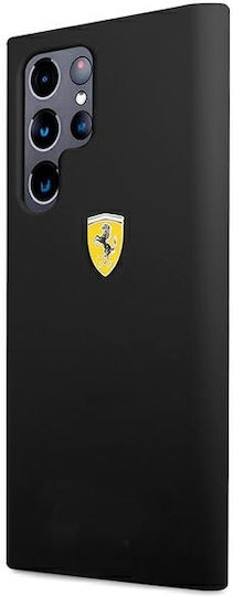 Ferrari On Track Back Cover Silicone Black (Galaxy S22 Ultra)