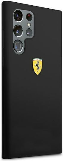 Ferrari On Track Back Cover Silicone Black (Galaxy S22 Ultra)